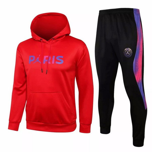 Hoodies Paris Saint Germain 2021-22 Rote Schwarz Lila Fussballtrikots Günstig